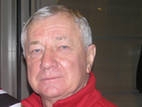Тренер железнодорожников Борис Игнатьев,