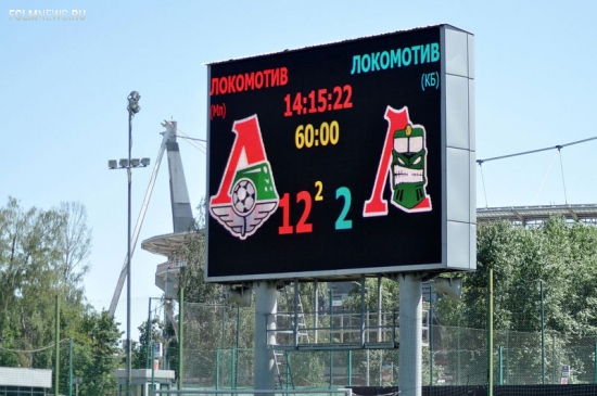 Молодежный состав «Локомотива» - Сборная Клуба болельщиков 12:2