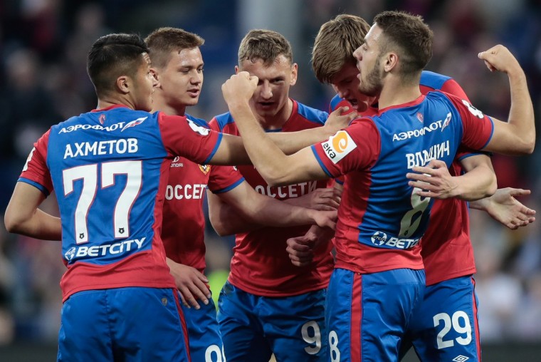 ЦСКА выиграл у Анжи (2:0) в матче 25-го 